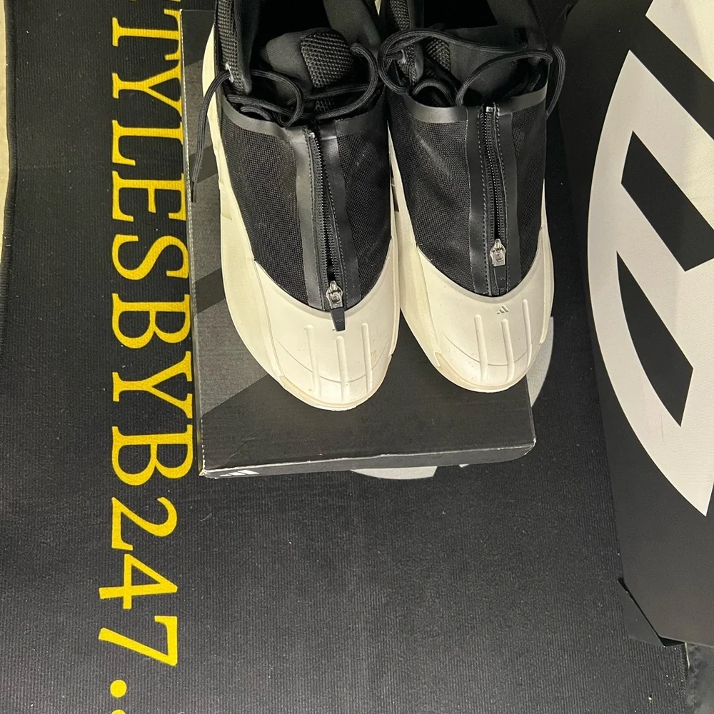adidas Black and White Sneakers - Picture 2 of 4